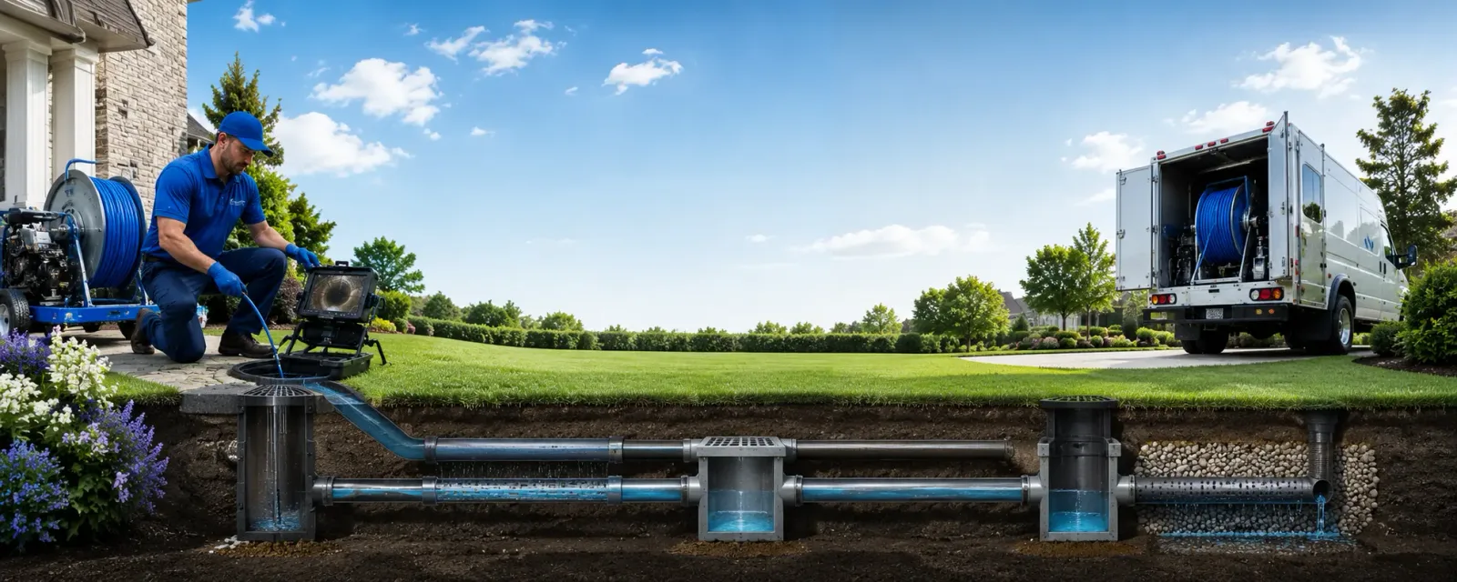 Outdoor drain cleaning information for Napier, WV